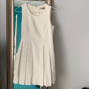 Forever 21 Pleated White Dress